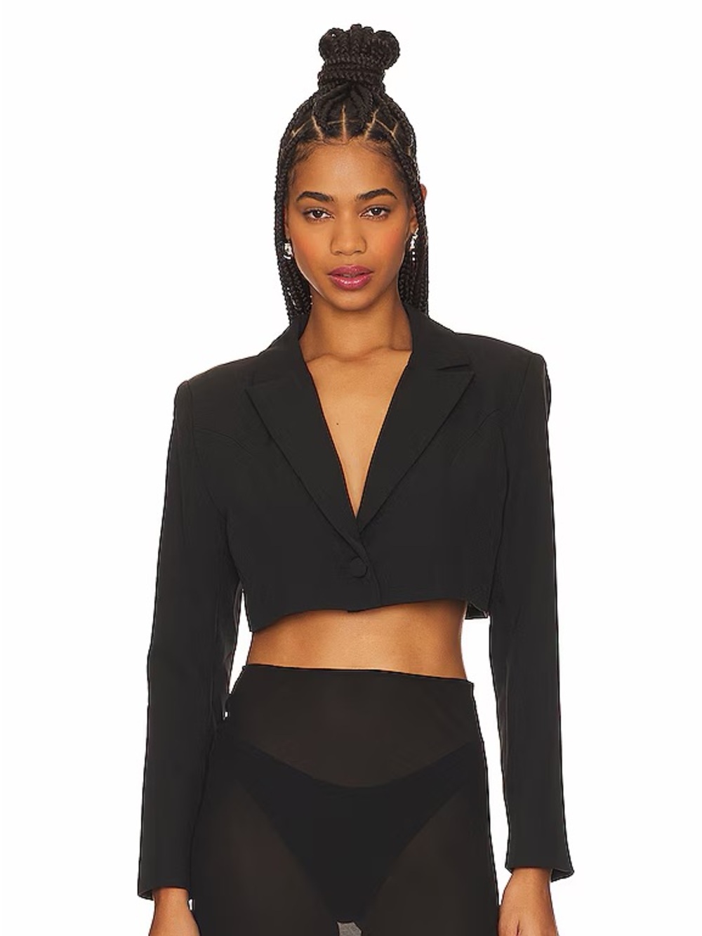 NWT Super Down Ryan cropped Blazer Too